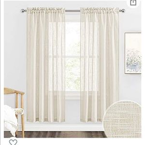 Sheer Linen Curtains